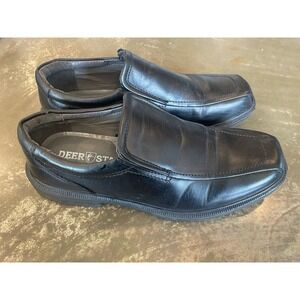 Deer Stags 902 Greenpoint Collection Mens 10 Wide Slip On Dress Black Shoes
